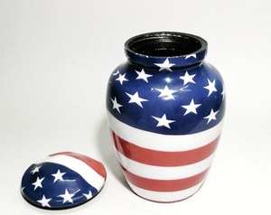 <b>Small</b> Blue Metal <b>Urn</b> with Engraved Cremation Fire Design <b>for</b> <b>Human</b> or Pet <b>Ashes</b> Brass Material Funeral Supplies Decoration - Product Image 3