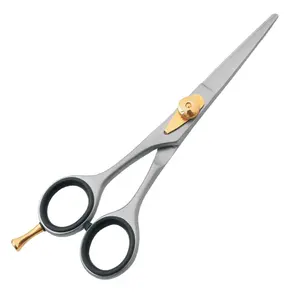 Titanium blue coated barber sharp blade super hair cutting scissors Made in Pakistan