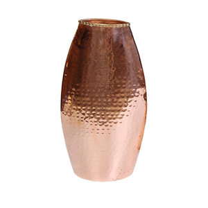 Handmade <b>Copper</b> Flower <b>Vase</b> Elegant Hammered Design for Floor Decoration Custom Logo Metal Model at Low Price - Product Image 1