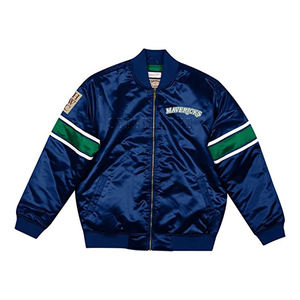 Vente en gros Veste de baseball universitaire personnalisée 100% polyester satin Bomber d'hiver en toile avec un design unique - Product Image 1