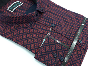 เสื้อผู้ชายลายดอกไม้แขนยาว,เสื้อผู้ชายคุณภาพดีที่สุดปรับแต่งการออกแบบใหม่ทำในตุรกี - Product Image 2