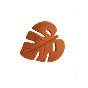 Food Grade BPA Free Baby Monstera Leaf Teether Teething toy