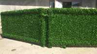 Mur végétal artificiel en gazon vert, clôture mobile en plastique, facile à transporter, taille personnalisée, intérieur/extérieur