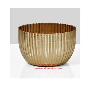 ชามโลหะตกแต่งดอกไม้ทรงกลมสีเงินทันสมัย - Product Image 6