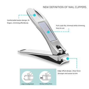 Kit de manucure et de pédicure à Logo personnalisé, ensemble de coupe-ongles de luxe en acier inoxydable, 50 pièces, vente en gros - Product Image 2