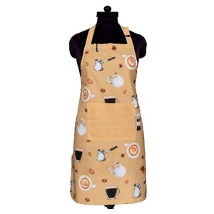 Custom Print 220 GSM Weight Adjustable Straps Women Home <b>Cooking</b> Pinafore Promotional 100% Organic Cotton Apron GOTS Certified - Product Image 5