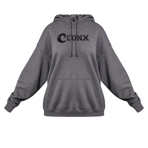 Pull à capuche papillon surdimensionné pour femme belle coupe ajustée thermique hiver Streetwear respirant anti-rétrécissement éponge longue - Product Image 1