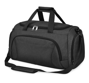 Sac de sport gris 600D 30-40L avec bandoulière pour la gym et les voyages - Product Image 3