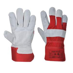 Gants de soudage canadiens en cuir de vachette à double paume avec fonctions anti-impact et anti-coupure Certifié EN388 - Product Image 6