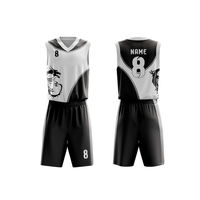 Uniformes de baloncesto para adultos, tela de sublimación de poliéster liso de secado rápido, uniformes deportivos sostenibles para adultos de talla grande