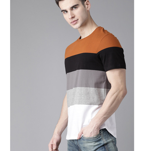 T-shirts en coton uni à col rond style OEM 2026, manches courtes, personnalisables, pour hommes, taille oversize - Product Image 3