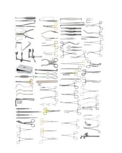 Juego de Instrumentos Quirúrgicos para Cirugía Cardíaca Abierta, Acero y Acero Inoxidable, Resistentes a la Corrosión - Product Image 1