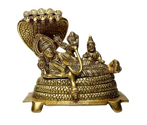 Estatua de bronce para decoración del hogar, escultura de reemplazo de latón, escultura de Idol de Sheshnag, estatua Murti, Puja, sala de meditación, oración - Product Image 1