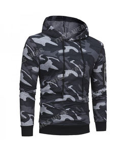 Sudaderas de camuflaje para hombre, ropa deportiva personalizada de alta calidad, jersey con capucha, color gris - Product Image 3