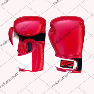Gants de boxe en cuir PU blanc de haute qualité pour hommes Meilleur nouveau prix de gros pour les arts martiaux et la boxe - Product Image 6