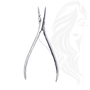 Mini pince à anneau pour sertir, outil de sertissage à deux trous, pour Extension de cheveux, perles - Product Image 1