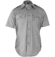 लघु आस्तीन कस्टम सुरक्षा शर्ट सुरक्षा पोशाक शर्ट जल्दी शुष्क अनुकूलित सुरक्षा गार्ड गार्ड के लिए वर्दी 100% कपास वसंत