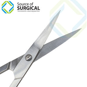 Ciseaux à ongles pour usage professionnel Ciseaux à cuticules incurvés en acier inoxydable pour sourcils beauté manucure ongles - Product Image 3