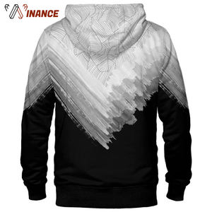2019 nouveauté personnalisé pleine Sublimation pull à capuche de haute qualité français éponge tissu 3D imprimé Logo brodé - Product Image 6