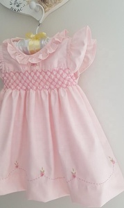 Cute-Baby-Smoked <b>toddler</b> Handmade dress with Beautiful Smoked Embroidery - 2020 - Product Image 2