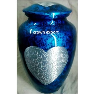 Multicolor aluminium metal cremation funeral urns sky with rainbow printed designs <b>for</b> <b>keepsake</b> <b>ashes</b> <b>for</b> adult and pets - Product Image 3