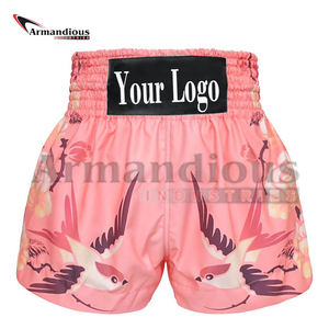 Pantalones cortos personalizados de artes marciales MMA Muay Thai, conjuntos de entrenamiento al por mayor con logotipo personalizado, servicios OEM disponibles - Product Image 4