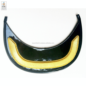 Visera de una sola fila con diseño de hoja de roble, bordado con alambre de oro y plata, viseras OEM para gorras de uso exterior, venta al por mayor - Product Image 6