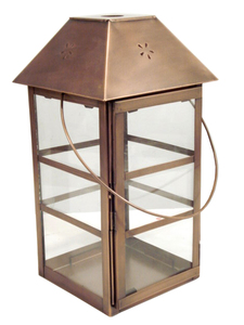 Linterna marroquí blanca decorativa de metal de tamaño pequeño para decoración interior o exterior - Product Image 6