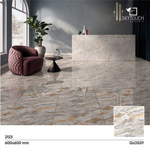 Carreaux de marbre 600x600 Carreaux en porcelaine aspect bois antidérapant de qualité supérieure Carreaux émaillés polis pour sol extérieur Carreaux vitrifiés - Product Image 2