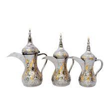 คุณภาพสูงทองเหลืองออกแบบทอง Dallah หม้อชา/หม้อกาแฟสำหรับบ้านสำนักงานและร้านอาหาร - Product Image 6