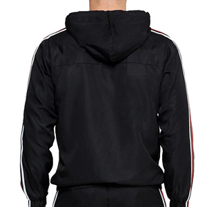 Veste coupe-vent à fermeture éclair à capuche pour hommes de haute qualité sweat à capuche de sport personnalisé avec bandes imperméables pour les Sports de plein air en automne - Product Image 2