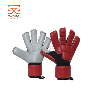 Gants de gardien de but professionnels pour jeunes et adultes Gants de sport en cuir respirants brodés personnalisés Gardiens de but de football OEM - Product Image 1