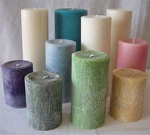 Velas blancas naturales y elegantes, velas de alta calidad empaquetadas - Product Image 2