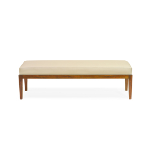 Banco para Pie de Cama Manhattan, Diseño Moderno, Mueble de Dormitorio, Banco de Madera, Asiento para Hogar u Hotel, Estilo Lujoso - Product Image 1