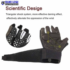Gants demi-doigt pour hommes, équipement de sport, Fitness en plein air, d'équitation, vente en gros, - Product Image 3