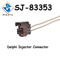 Conector Adaptador de Inyector de Combustible de 2 Pines 90980 11875, Conector de Bobina de Encendido, Conector de Inyector de Combustible de 2 Vías