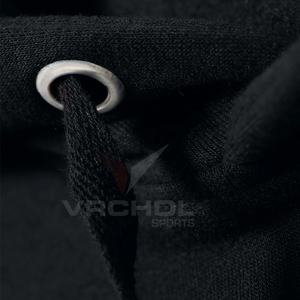 Sudaderas con capucha de Jersey de alta calidad personalizadas para hombre, chaquetas largas con capucha de poliéster atléticas, logotipo bordado, forro polar liso antiretráctil - Product Image 3