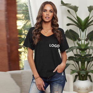 Camiseta estampada personalizada para mujer, camiseta con Logo - Product Image 4