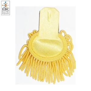 Epaulettes con Flecos Dorados de Alta Calidad OEM, Accesorios de Moda, Hilo de Bullion, Flecos de Bullion Dorados, Trenza Certificada para Ceremonias - Product Image 3