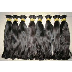 Extensiones de cabello virgen crudo alineadas con cutícula humana Remy india de onda Natural profunda sin cobertizo sin enredos sin procesar - Product Image 6