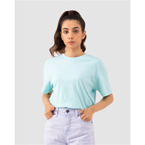 T-shirts personnalisés sexy et tendance pour femmes, 100% coton, col rond, t-shirts blancs pour femmes, nouvelle arrivée - Product Image 1
