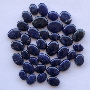 Cabujones calibrados ovalados de tamaño libre de sodalita azul natural de 10mm, 20mm, 30mm, proveedor a granel a precio de Distribuidor mayorista, joyería fina - Product Image 1