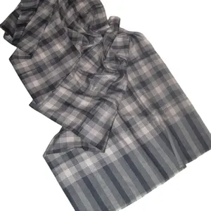 남성 캐시미어 스카프 멀티 컬러 체크 세련된 캐시미어 스카프 남성용 쉬폰 히잡 판매 합리적인 가격