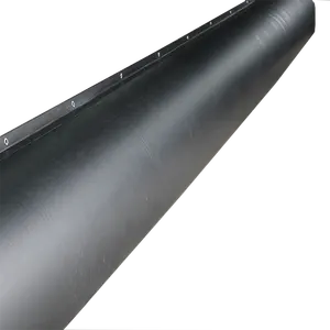 Tuyau d'arrosage à haute résistance pour la ventilation de tunnel, tube plat avec des extrémités en fermeture éclair, haute résistance