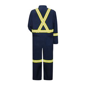 Combinaisons vêtements de travail uniforme en gros 100% coton ignifuge combinaison de sécurité de protection de haute qualité et confortable combinaison de travail Fr chaudière - Product Image 2