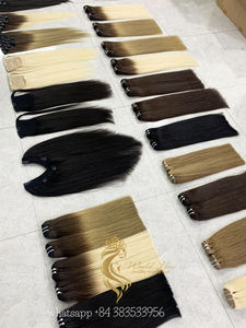 Vente chaude WORLDHAIR Extensions de Cheveux Humains Remy Vietnamiens pour Femmes 100G Toutes les Couleurs et Longueurs avec Machine Double Trame - Product Image 3