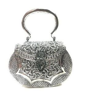 ที่กำหนดเองทำด้วยมือขัดสูงที่สวยงามที่กำหนดเองแม่ของมุกกระเป๋าถือแฟชั่นสำหรับผู้หญิงจากอินเดีย, - Product Image 1