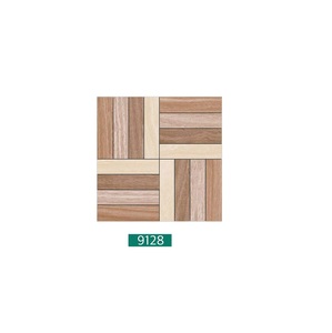 Carrelage de sol en céramique orange de couleur roche antidérapant de jardin en porcelaine 40x40cm - Product Image 3