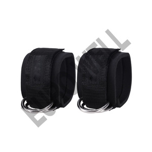Meilleures ventes de sangles de cheville d'haltérophilie pour salle de sport sur mesure en cuir de haute qualité entièrement réglables sangles de cheville personnalisées pour fitness - Product Image 6