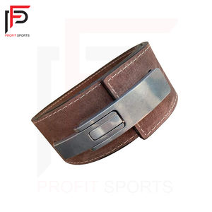 คันโยกยกหนังแท้สำหรับฝึกในยิมที่มีน้ำหนักมากพร้อมคุณสมบัติป้องกันที่สามารถปรับได้ - Product Image 4